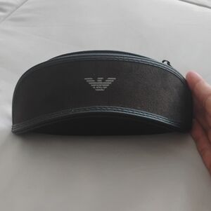 New Emporio Armani Black Eyewear Case